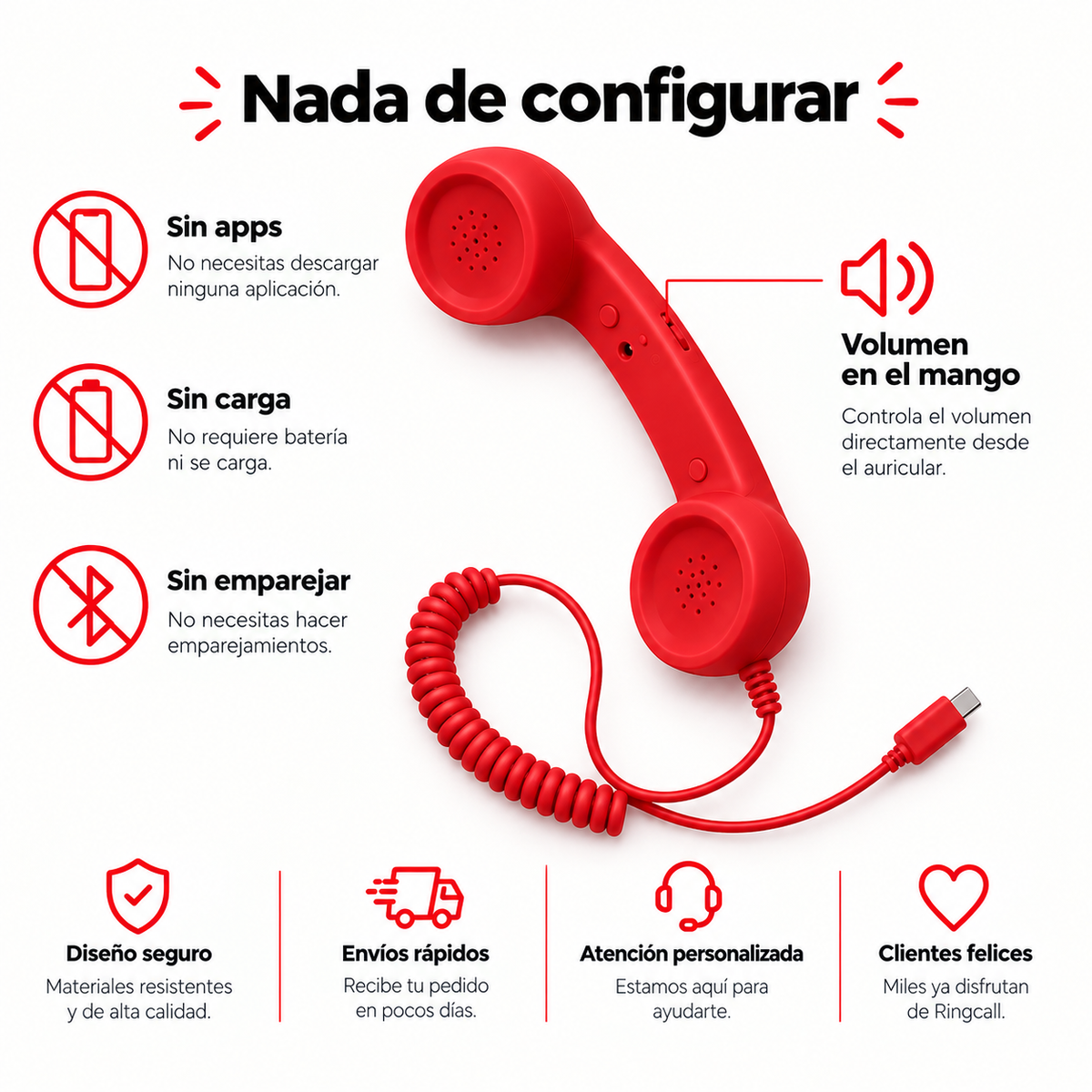 Callyfon™ Teléfono Retro para tu Celular